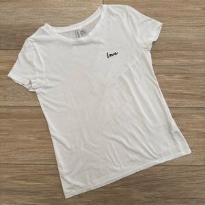 H&M Embroidered Love Tee Shirt